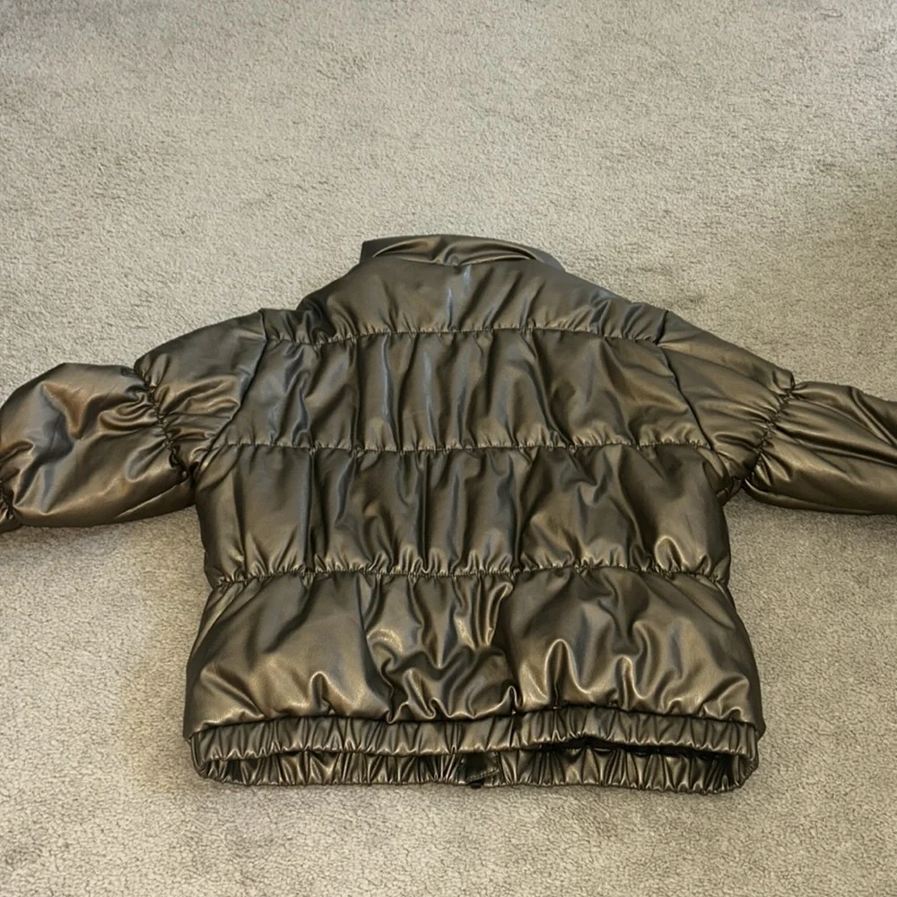 BB DAKOTA Bronze Puffer Jacket Size M - Picture 6 of 6